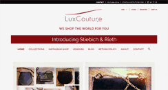 Desktop Screenshot of luxcouture.com